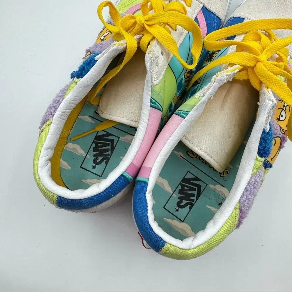 Vans x Simpsons Old Skool The Bouviers Multicolor Low Top Sneakers Men’s Size 10 - Picture 7 of 9